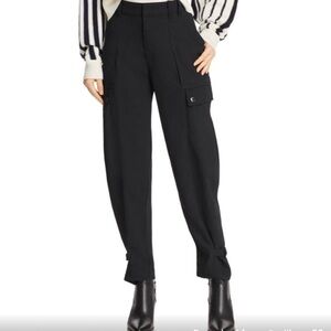 Joie Women's Black Alexica Cargo Pants